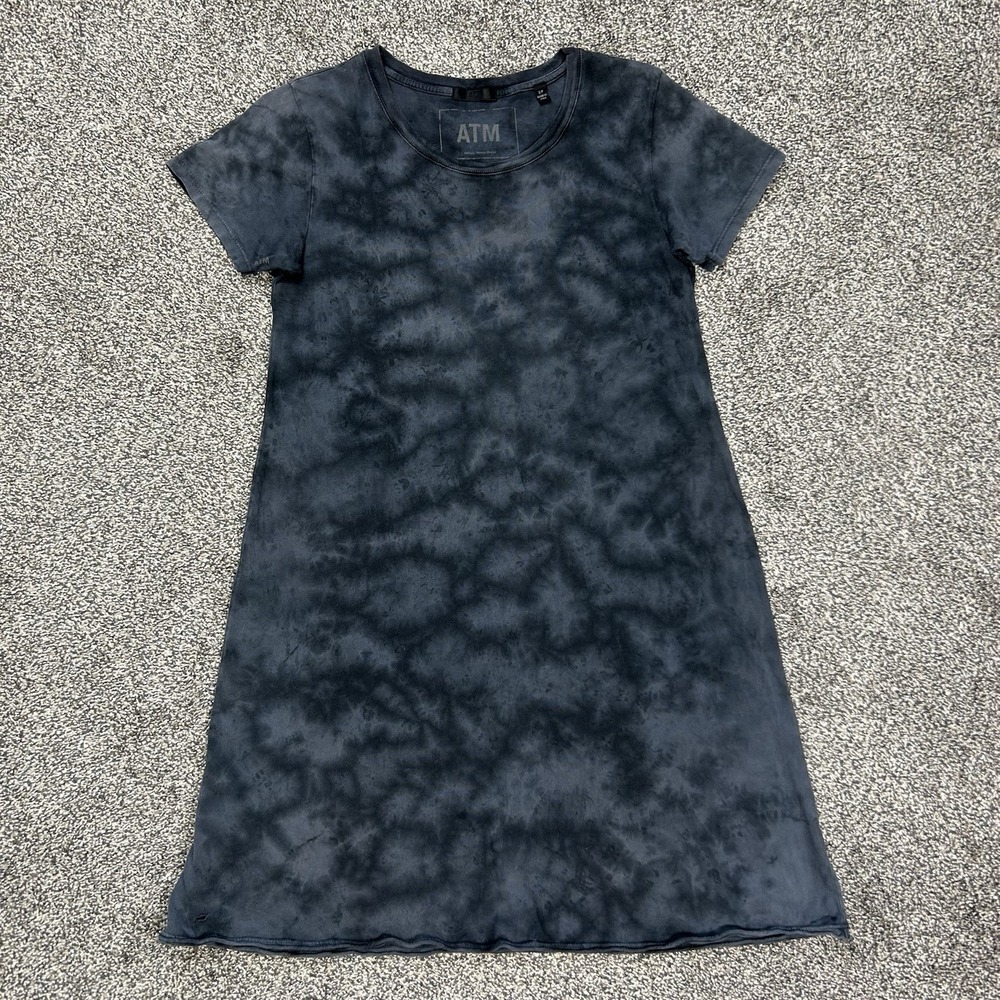 ATM Anthony Thomas Melillo Soda Wash Cotton T-Shirt Dress‎ Short Sleeve Small